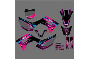 Kit Autocollants compatible avec per HONDA CRF 110F 2019 - 2021 - MXPKAD16770