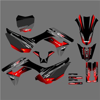 Kit Autocollants compatible avec per HONDA CRF 110F 2019 - 2021 - MXPKAD16772