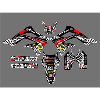 Kit de pegatinas compatible con per HONDA CRF 125 F 2013 - 2018 - MXPKAD16777