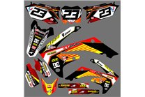 Kit Autocollants compatible avec per HONDA CRF 125 F 2013 - 2018 - MXPKAD16778