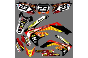 Kit de pegatinas compatible con per HONDA CRF 125 F 2013 - 2018 - MXPKAD16778