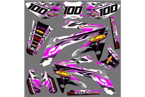 Kit de pegatinas compatible con per HONDA CRF 125 F 2013 - 2018 - MXPKAD16780