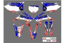 Aufkleber Satz kompatibel mit per HONDA CRF 230F BIKER 2019 - MXPKAD16792