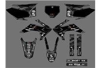 Kit Autocollants compatible avec per HONDA CRF 230 2015 - 2020 - MXPKAD16781