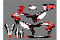 Kit adesivi compatibile con per FANTIC 250F 250 XEF 2021 - 2022 - MXPKAD16803