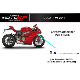 Originale Aufkleber als Fotos V4S - DUCATI PANIGALE V4S