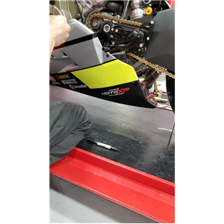 Lackierte Rennverkleidung Carbon TEX Ducati Panigale V4 V4S V4R 2022-2023 - MXPCRV16839