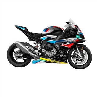 Lackierte Rennverkleidung Bmw S1000 RR 2023 + Schrauben, Schnellverschlüsse - MXPCRV16841