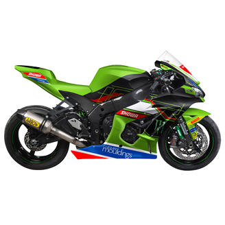 Lackierte Rennverkleidung Kawasaki Zx10R 2016 - 2020 - MXPCRV16886