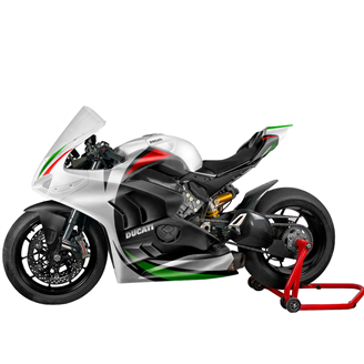 Carene Racing Verniciate Carbon TEX Ducati Panigale V4 V4S V4R 2022-2023 - MXPCRV16909