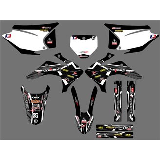 Kit Autocollants compatible avec per HONDA CRF 230 2015 - 2020 - MXPKAD16951