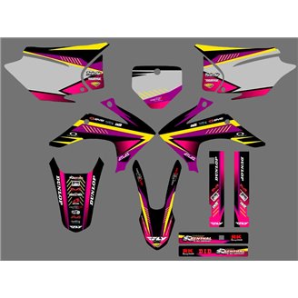 Sticker set compatible with per HONDA CRF 230 2015 - 2020 - MXPKAD16961