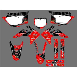 Kit Autocollants compatible avec per HONDA CRF 230 2015 - 2020 - MXPKAD16965