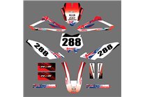 Aufkleber Satz kompatibel mit per HUSQVARNA CR 50 2011 - 2012 - MXPKAD16991