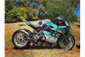 Lackierte Rennverkleidung Carbon TEX Ducati Panigale V4 V4S V4R 2022-2023 - MXPCRV16909