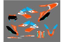 Aufkleber Satz kompatibel mit per KTM FREERIDE 250 350 2012 - 2021 - MXPKAD17000