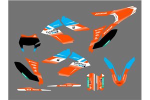 Kit adesivi compatibile con per KTM FREERIDE 250 350 2012 - 2021 - MXPKAD17000