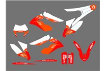 Aufkleber Satz kompatibel mit per KTM FREERIDE 250 350 2012 - 2021 - MXPKAD17001