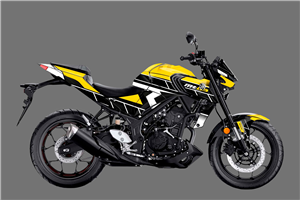 Sticker set compatible with per YAMAHA MT 03 2020 - 2023 - MXPKAD16132