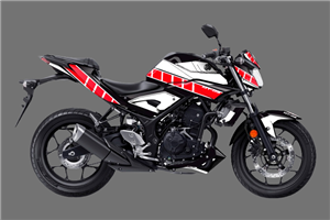 Sticker set compatible with per YAMAHA MT 03 2020 - 2023 - MXPKAD16136