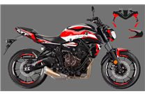 Sticker set compatible with per YAMAHA MT 07 2018 - 2020 - MXPKAD15975
