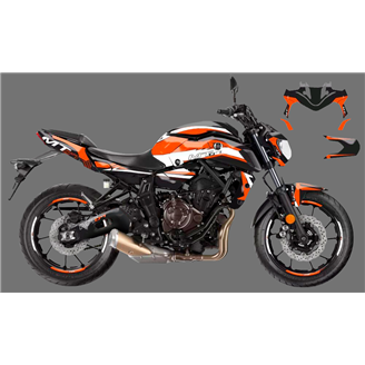 Kit adesivi compatibile con per YAMAHA MT 07 2018 - 2020 - MXPKAD15977