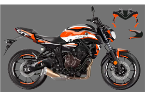 Kit Autocollants compatible avec per YAMAHA MT 07 2018 - 2020 - MXPKAD15977