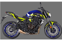 Kit adesivi compatibile con per YAMAHA MT 07 2018 - 2020 - MXPKAD15981