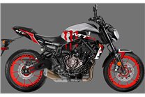 Kit Autocollants compatible avec per YAMAHA MT 07 2018 - 2020 - MXPKAD15984