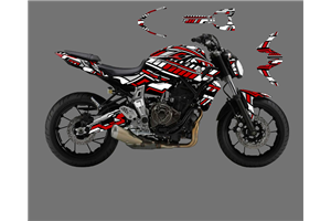 Kit Autocollants compatible avec per YAMAHA MT 07 2015 - 2017 - MXPKAD15392