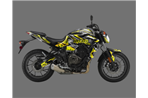 Sticker set compatible with per YAMAHA MT 07 2015 - 2017 - MXPKAD15400