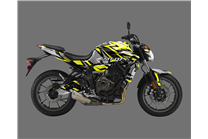 Aufkleber Satz kompatibel mit per YAMAHA MT 07 2015 - 2017 - MXPKAD15402