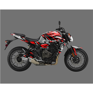 Aufkleber Satz kompatibel mit per YAMAHA MT 07 2015 - 2017 - MXPKAD15403