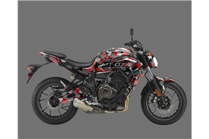 Kit Autocollants compatible avec per YAMAHA MT 07 2015 - 2017 - MXPKAD15404