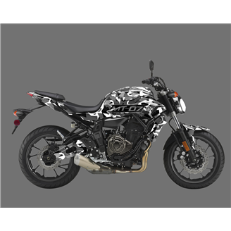 Aufkleber Satz kompatibel mit per YAMAHA MT 07 2015 - 2017 - MXPKAD15405