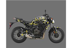 Kit Autocollants compatible avec per YAMAHA MT 07 2015 - 2017 - MXPKAD15406