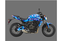 Aufkleber Satz kompatibel mit per YAMAHA MT 07 2015 - 2017 - MXPKAD15407