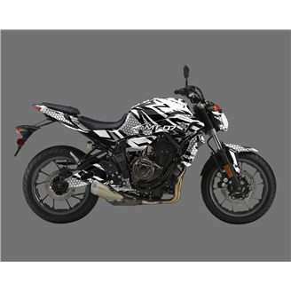 Aufkleber Satz kompatibel mit per YAMAHA MT 07 2015 - 2017 - MXPKAD15408