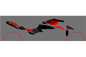 Sticker set compatible with per YAMAHA MT 07 2015 - 2017 - MXPKAD15411