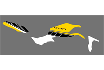 Aufkleber Satz kompatibel mit per YAMAHA MT 07 2015 - 2017 - MXPKAD15415