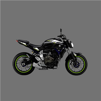 Aufkleber Satz kompatibel mit per YAMAHA MT 07 2015 - 2017 - MXPKAD15420