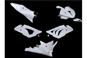 Race Package for Bmw S 1000 RR 2009 - 2014 : racing fairings + Fasteners - MXPCRD11573
