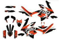 Sticker set compatible with per KTM 790 890 Adventure R 2019 - 2023 - MXPKAD16280