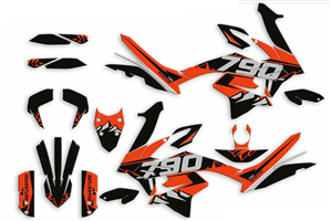 Kit de pegatinas compatible con per KTM 790 890 Adventure R 2019 - 2023 - MXPKAD16280