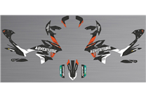 Sticker set compatible with per KTM 790 890 Adventure R 2019 - 2023 - MXPKAD16283