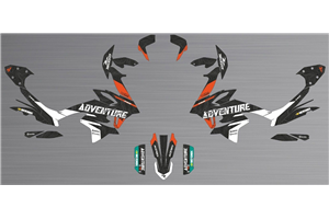 Kit de pegatinas compatible con per KTM 790 890 Adventure R 2019 - 2023 - MXPKAD16283