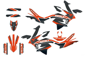 Kit adesivi compatibile con per KTM 790 890 Adventure R 2019 - 2023 - MXPKAD16284