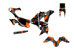 Kit adesivi compatibile con per KTM 450 RALLY 2011 - 2013 - MXPKAD15164