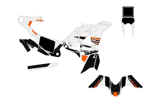 Kit Autocollants compatible avec per KTM 450 RALLY 2011 - 2013 - MXPKAD15168