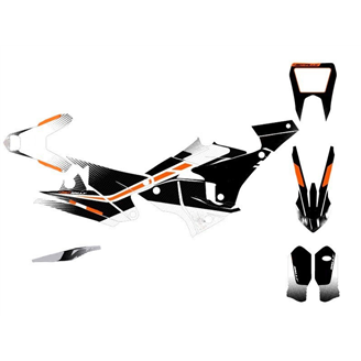 Kit adesivi compatibile con per KTM 450 RALLY 2011 - 2013 - MXPKAD15174